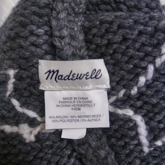 MADEWELL by J. CREW Star Pom Pom Beanie - Picture 2 of 3